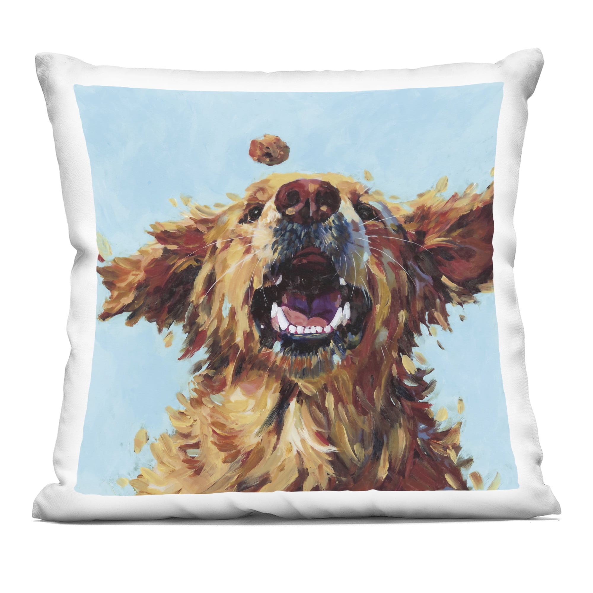 Stupell Industries Treato Loyal Dog Decorative Printed Throw Pillow, design by Studio Bautista, 18 x 7 x 18