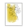 thumbnail image 1 of Stupell Industries Tree Blossom Branch Line Drawing Yellow Brush Pattern Modern Drawing White framed Art Print Wall Art, 24 x 30, Design by Bronwyn Baker, 1 of 7