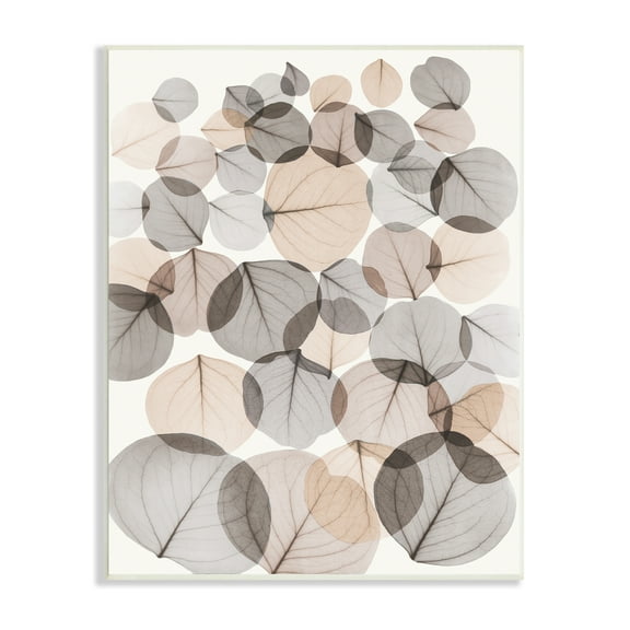 Stupell Industries Tree Leaf Pattern Brown Foliage Plant Veins, 10 x 15, Design by Albert Koetsier