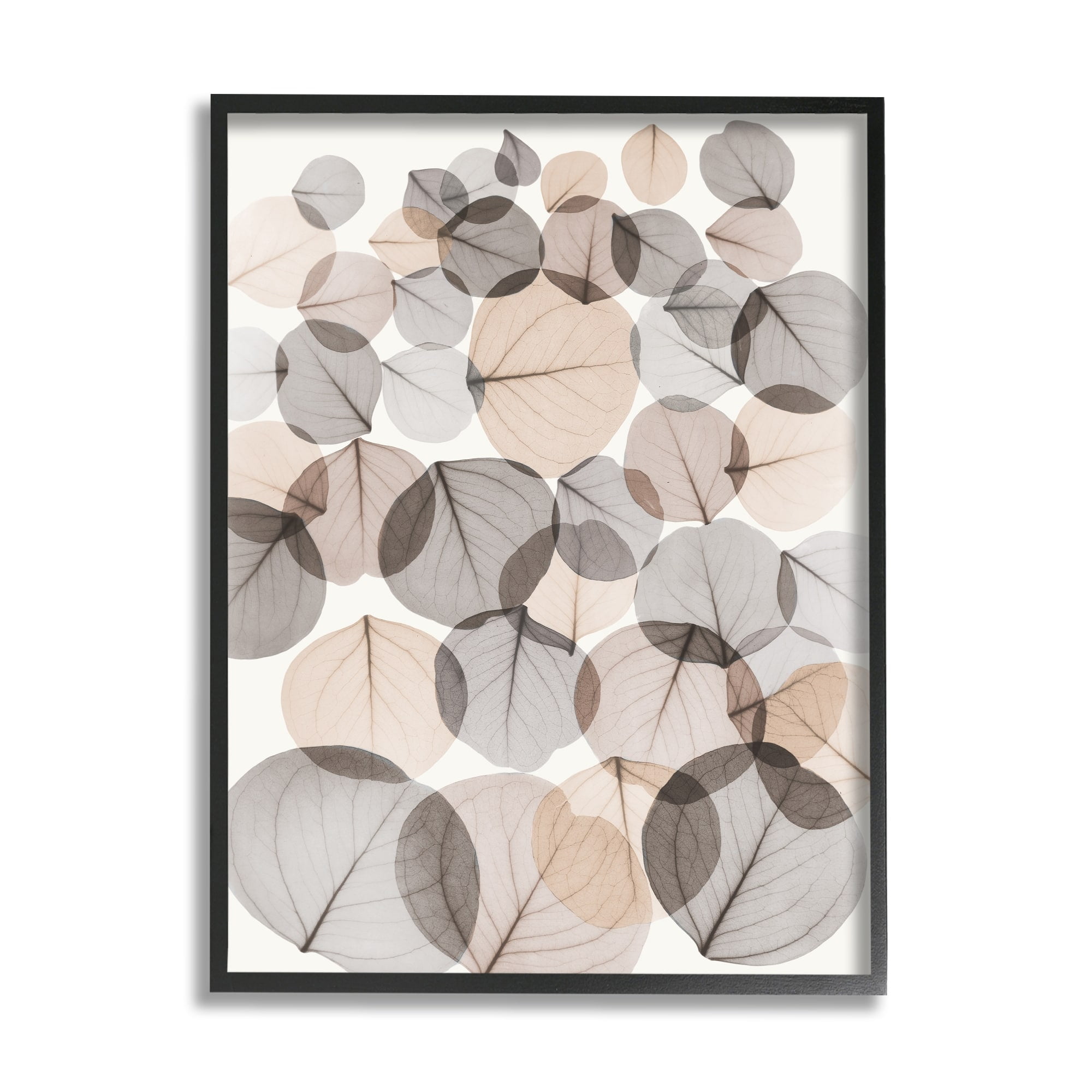 Stupell Industries Tree Leaf Pattern Brown Foliage Plant Veins, 16 x 20, Design by Albert Koetsier