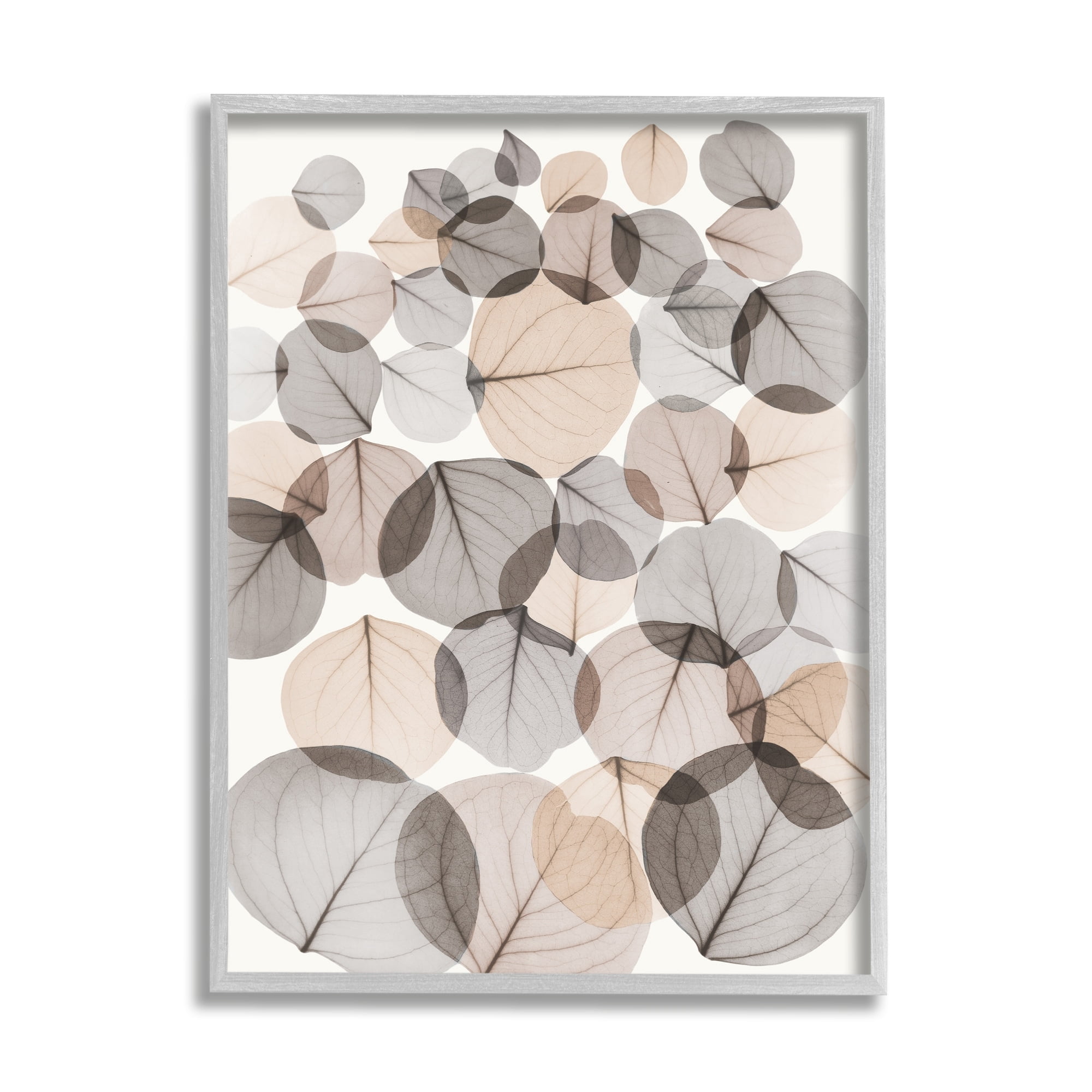 Stupell Industries Tree Leaf Pattern Brown Foliage Plant Veins, 24 x 30, Design by Albert Koetsier