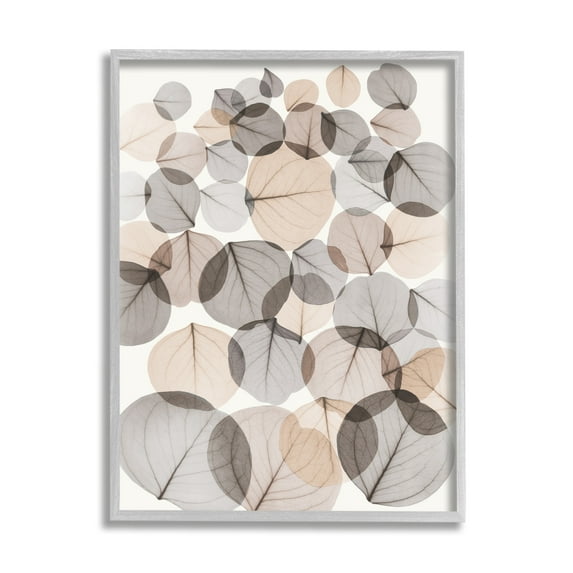 Stupell Industries Tree Leaf Pattern Brown Foliage Plant Veins, 24 x 30, Design by Albert Koetsier