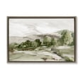 thumbnail image 1 of Stupell Industries Tree Line From Afar Landscape & Nature Painting Brown Floater Framed Canvas Art Print Wall Art, 31 x 21, 1 of 10