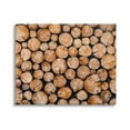 thumbnail image 1 of Stupell Industries Tree Logs Lumber Aerial View Modern Photography Photograph Gallery Wrapped Canvas Print Wall Art, Design by Jeff Poe Photography, 1 of 5