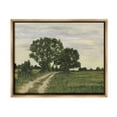 thumbnail image 1 of Stupell Industries Trees on Country Road Landscape Painting Brown Floater Framed Canvas Art Print Wall Art, 31 x 25, 1 of 10
