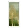 thumbnail image 1 of Stupell Industries Trees with Glam Detail Botanical & Floral Painting White Framed Art Print Wall Art, 13 x 30, 1 of 8