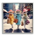 thumbnail image 1 of Stupell Industries Trendy Cat Trio Animals & Insects Painting Gray Framed Art Print Wall Art, 24 x 24, 1 of 9