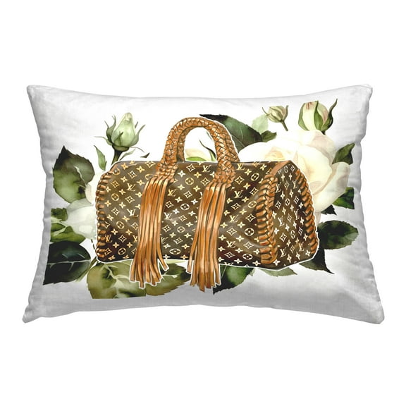 Stupell Industries Trendy Designer Bag Decorative Printed Throw Pillow Design by Ziwei Li