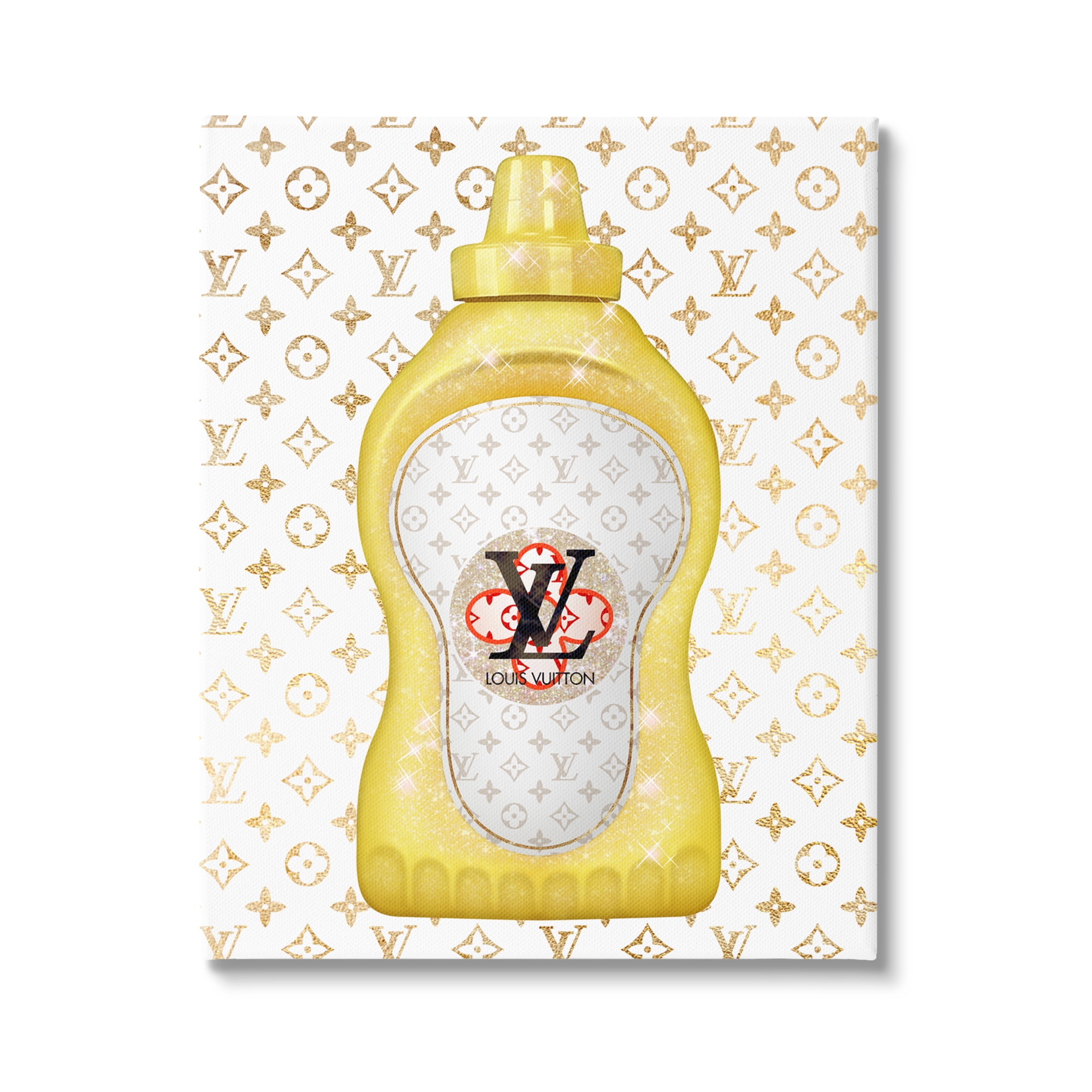 Stupell Industries Trendy Fashion Emblem Bling Pattern Diner Condiment Graphic Art Gallery Wrapped Canvas Print Wall Art, Design by Ziwei Li