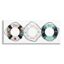 Stupell Industries Trendy Fashion Nautical Life Ring Buoy Graphic Art Gallery Wrapped Canvas Print Wall Art, Design by Amelia Noyes