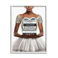thumbnail image 1 of Stupell Industries Trendy Girl with Books Beauty & Fashion Painting White Framed Art Print Wall Art, 16 x 20, 1 of 9