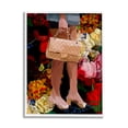 thumbnail image 1 of Stupell Industries Trendy Girl with Handbag Beauty & Fashion Painting White Framed Art Print Wall Art, 24 x 30, 1 of 8