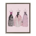 thumbnail image 1 of Stupell Industries Trendy Glam Gowns Fashion Painting Brown Floater Framed Canvas Art Print Wall Art, 25 x 31, 1 of 9