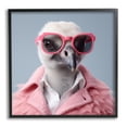 thumbnail image 1 of Stupell Industries Trendy Ostrich in Pink Animals & Insects Painting Black Framed Art Print Wall Art, 12 x 12, 1 of 9