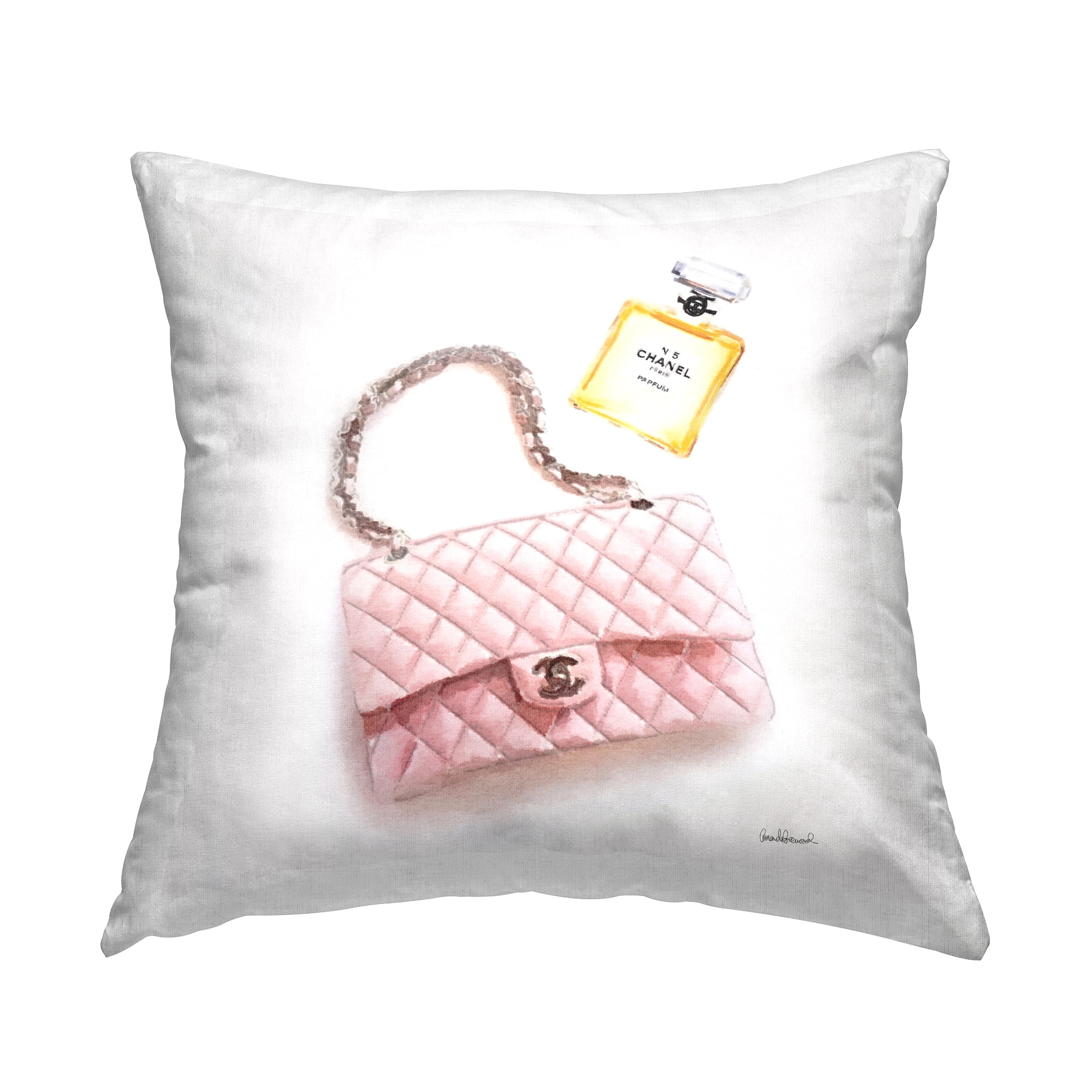 Beauty Begins the Moment You Decide to Be Yourself CoCo Chanel Quote in  Blush Pink Throw Pillow for Sale by pb598
