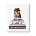 thumbnail image 1 of Stupell Industries Trendy Pomeranian Yorkie Dog Small Pet Fashion Stack,24 x 30, Design by Amanda Greenwood, 1 of 5