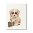 thumbnail image 1 of Stupell Industries Trendy Puppy with Purse Animals & Insects Painting Gallery Wrapped Canvas Print Wall Art, 24 x 30, 1 of 7