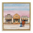 thumbnail image 1 of Stupell Industries Glam Trendy Saloon Shops Cowgirl Gold Floating Frame Canvas Art, 25 x 25, by Amanda Greenwood, 1 of 8