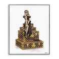 thumbnail image 1 of Stupell Industries Modern Trendy Travel Female Gray Framed Giclee Art, 16 x 20, by Ziwei Li, 1 of 7