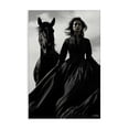 thumbnail image 1 of Stupell Industries Trendy Woman with Horse People Painting Wrapped Canvas Art Print Wall Art, 16 x 24, 1 of 2