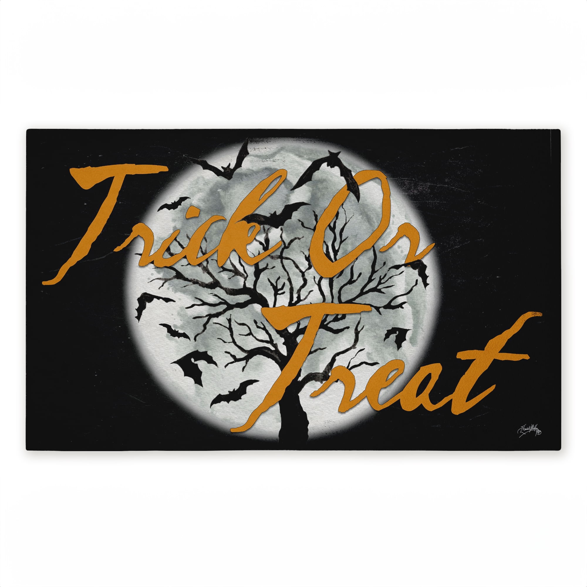 Stupell Industries Trick Or Treat Halloween Night Printed Outdoor Door Floor Mat, design by Elizabeth Medley