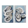thumbnail image 1 of Stupell Industries Trio Half Shell Oysters Nautical & Beach Painting Wrapped Canvas Art Print Wall Art, 16 x 24, Set of 2, 1 of 8