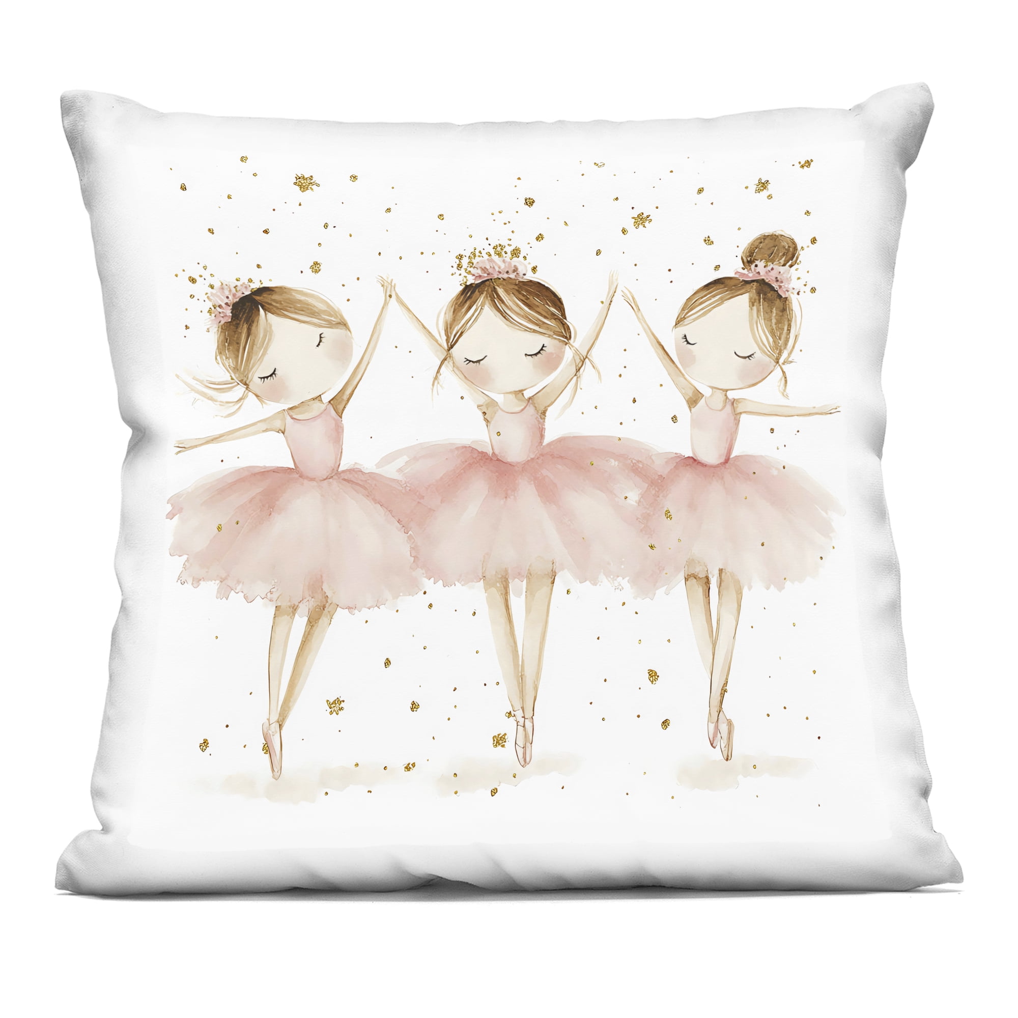 Stupell Industries Trio Of Ballerinas Decorative Printed Throw Pillow, design by Creative Studio
