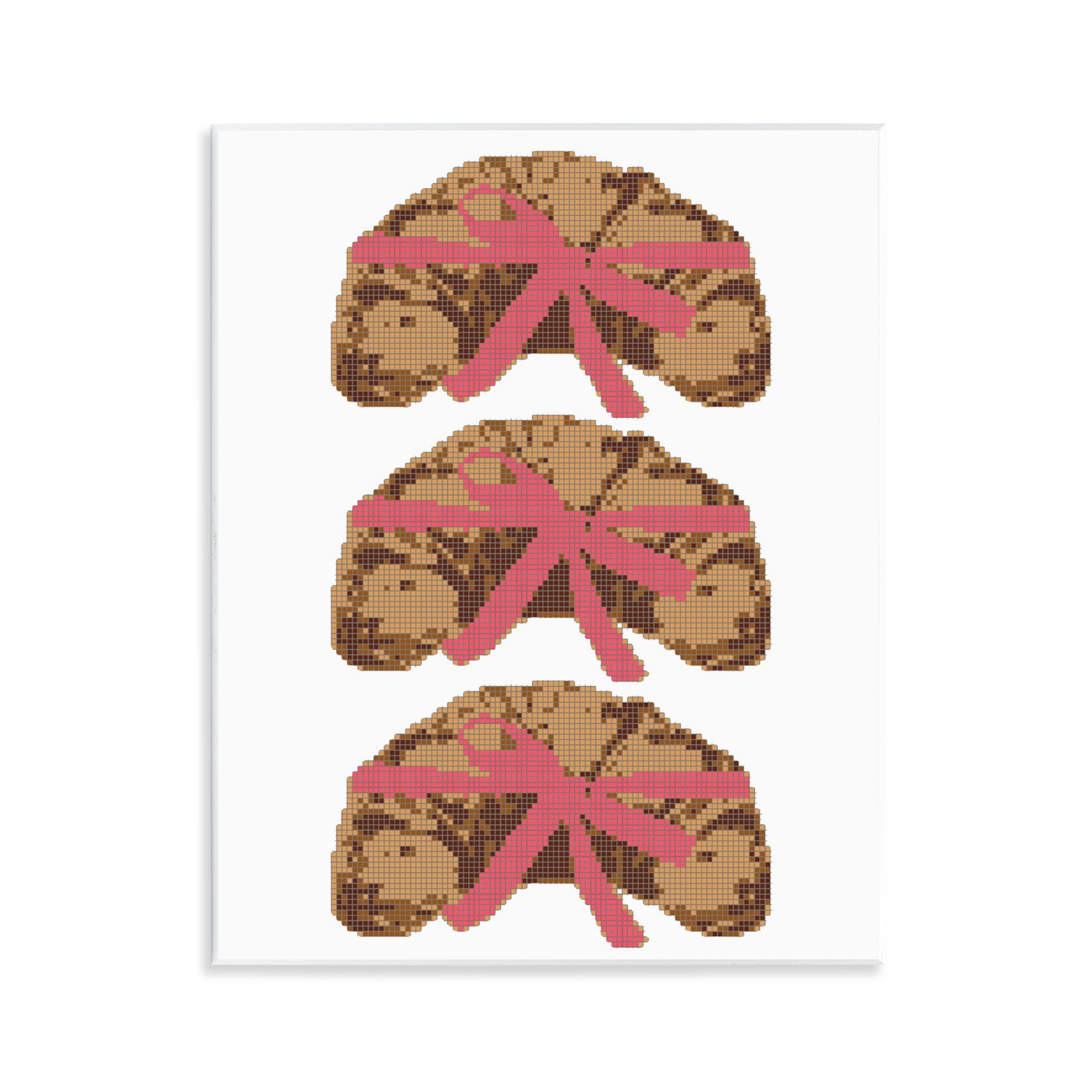 Stupell Industries Trio of Ribbon Croissants Wall Plaque Art, design by Lil' Rue
