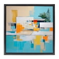 thumbnail image 1 of Stupell Industries Modern Tropical Abode Abstraction Black Floating Frame Canvas Art, 25 x 25, by Irena Orlov, 1 of 8