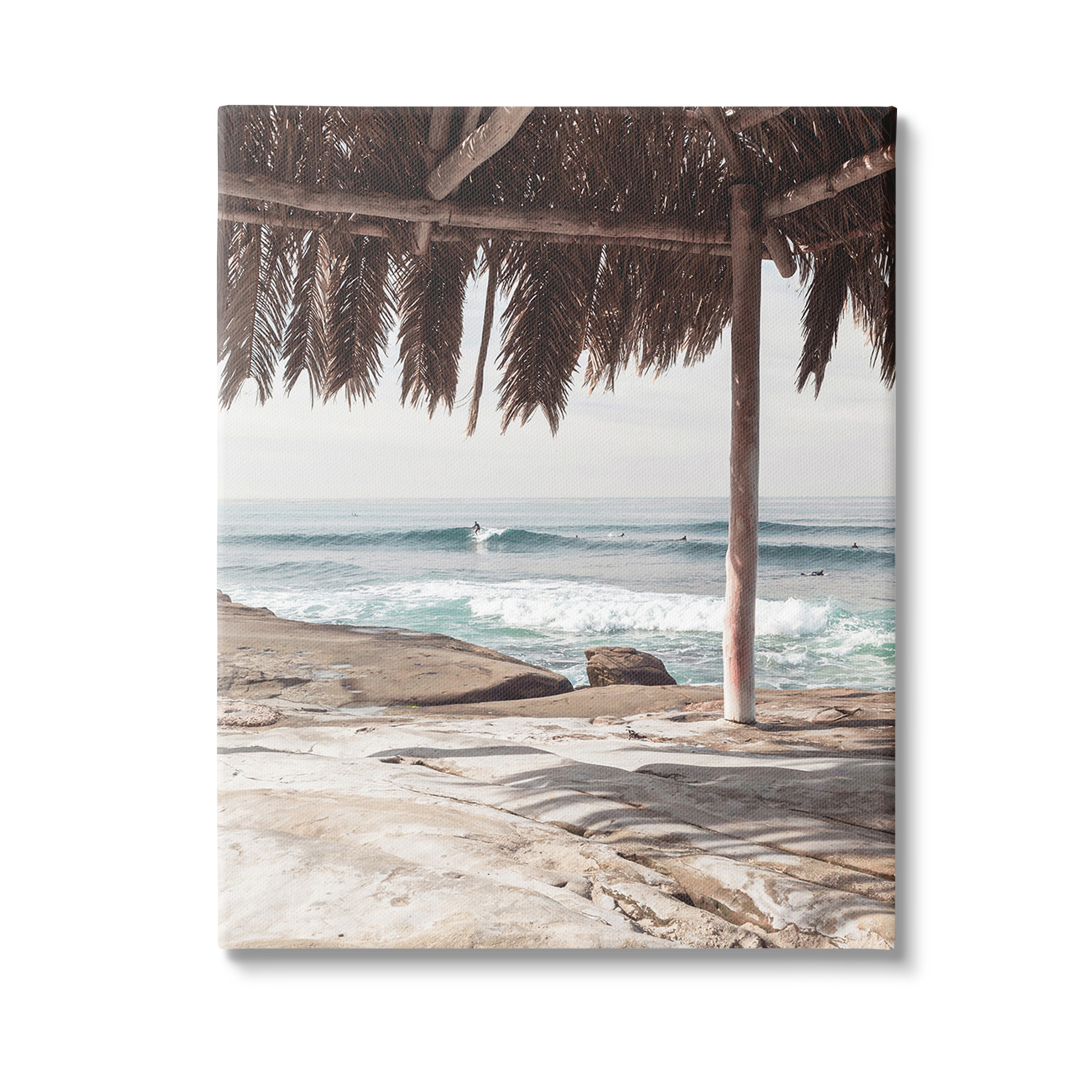 Stupell Industries Tropical Beach Canopy Landscape Painting Gallery ...