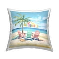 thumbnail image 1 of Stupell Industries Tropical Beach Chairs Decorative Printed Throw Pillow Design by Irena Orlov, 1 of 5