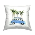 thumbnail image 1 of Stupell Industries Tropical Beach Van Palm Trees Square Decorative Printed Throw Pillow, 18 x 18, 1 of 6