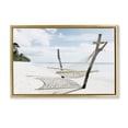 thumbnail image 1 of Stupell Industries Tropical Beachside Idyll Scene Gold Floating Frame Canvas Art, 31 x 21, by Noah Bay, 1 of 7