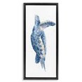 thumbnail image 1 of Stupell Industries Tropical Blue Turtle Swimming Black Floating Frame Canvas Art, 14 x 31, by Kamdon Kreations, 1 of 7