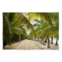 Stupell Industries Tropical Boardwalk Path Landscape Photography Unframed Art Print Wall Art, 15 x 10