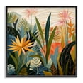 thumbnail image 1 of Stupell Industries Eclectic Tropical Botanical Embrace Black Framed Giclee Art, 12 x 12, by Lazar Studio, 1 of 8