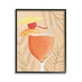 thumbnail image 1 of Stupell Industries Tropical Cocktail with Fruit Food & Beverage Painting Black Framed Art Print Wall Art, 16 x 20, 1 of 9