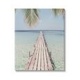 thumbnail image 1 of Stupell Industries Tropical Dock on Beach Nature Photography Gallery Wrapped Canvas Print Wall Art, 36 x 48, 1 of 7