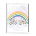thumbnail image 1 of Stupell Industries Tropical Florals under Playful Rainbow Kids' Illustration, 24 x 30, Design by Kim Allen, 1 of 7