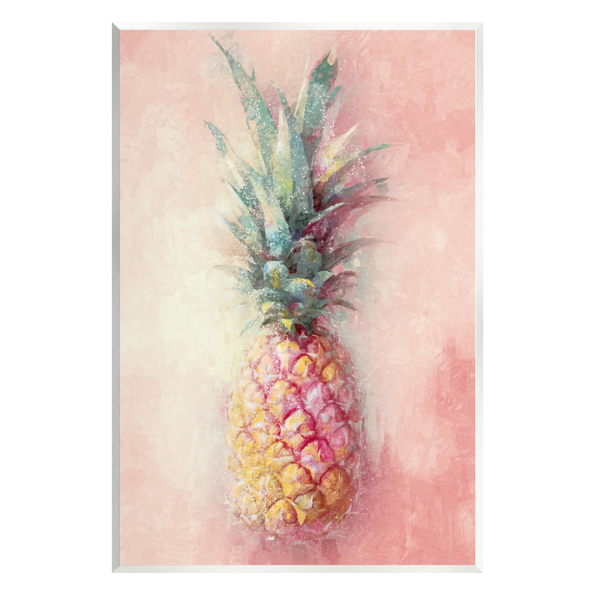 Stupell Industries Tropical Glam Pineapple Food & Beverage Painting Unframed Art Print Wall Art, 10 x 15
