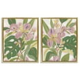 thumbnail image 1 of Stupell Industries Tropical Irises Abstraction Plants & Flowers Painting Gold Floater Framed Canvas Art Print Wall Art, 17 x 21, Set of 2, 1 of 10