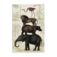 thumbnail image 1 of Stupell Industries Tropical Jungle Animals Tower Canvas Art, 16 x 24, by Victoria Barnes, 1 of 7