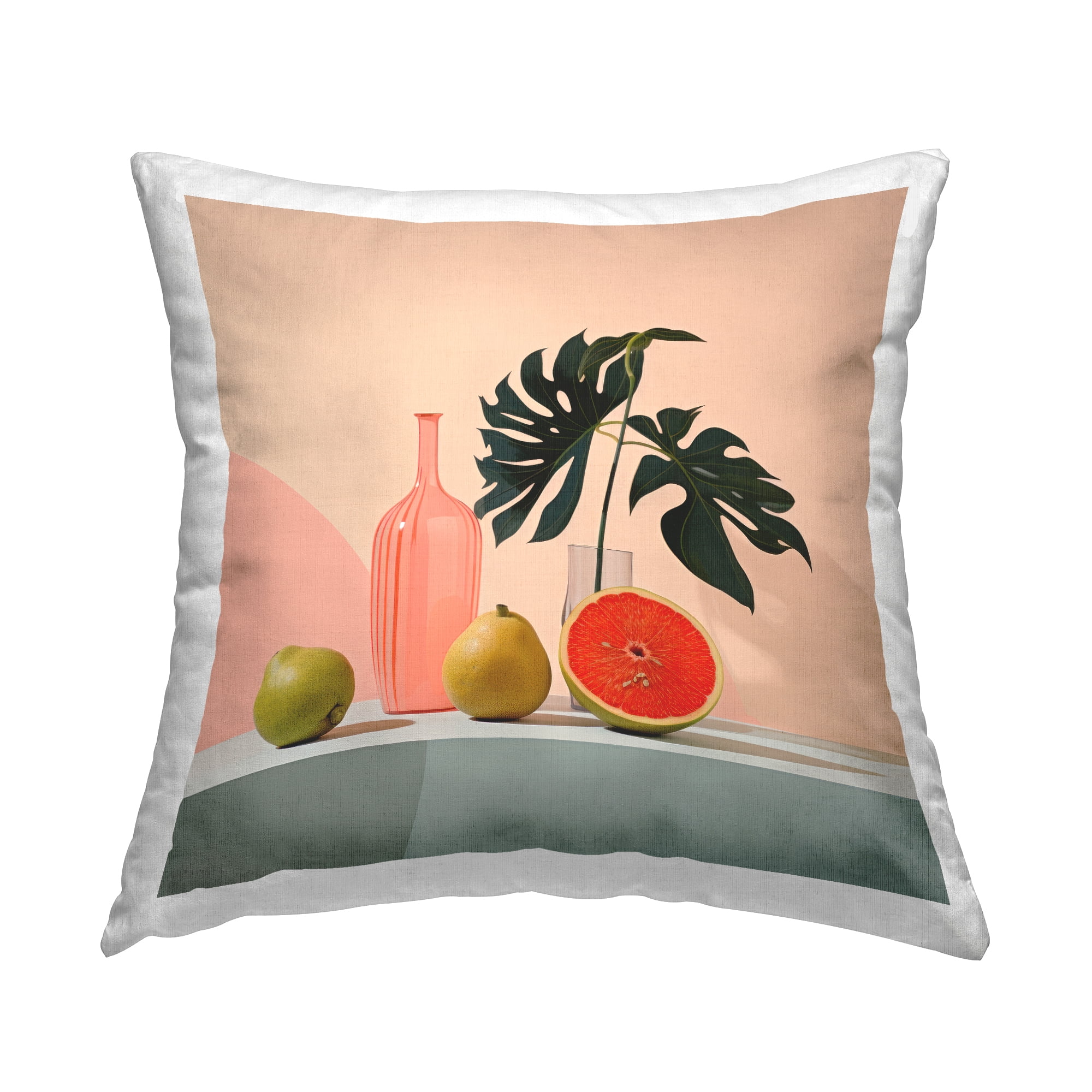 Stupell Industries Tropical Kitchen Citrus Decorative Printed Throw Pillow, 18 x 18