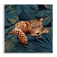 thumbnail image 1 of Stupell Industries Tropical Leopard Glitz Gem Safari Cat Jungle Plants, 12 x 12, Design by Ziwei Li, 1 of 5