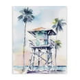 thumbnail image 1 of Stupell Industries Tropical Lifeguard Hut on Beach Canvas Art, 24 x 30, by Petals Prints Design, 1 of 7