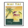 thumbnail image 1 of Stupell Industries Tropical Mai Tai Recipe Black Framed Giclee Art design by Brett Blumenthal, 20 x 16, 1 of 8