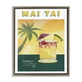 thumbnail image 1 of Stupell Industries Tropical Mai Tai Recipe Brown Framed Floater Canvas Wall Art design by Brett Blumenthal, 21 x 17, 1 of 9