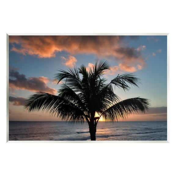 Stupell Industries Tropical Palm Photography Nature Photography Unframed Art Print Wall Art, 15 x 10