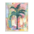thumbnail image 1 of Stupell Industries Tropical Palm Tree Abstract Pink Yellow Collage Wood Wall Art, 10 x 15, Design by Kristen Dew, 1 of 5