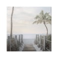 thumbnail image 1 of Stupell Industries Tropical Palm Tree Boardwalk Summer Beach Landscape Photography Gallery-Wrapped Canvas Print Wall Art, 36x36, by Mike Calascibetta, 1 of 6
